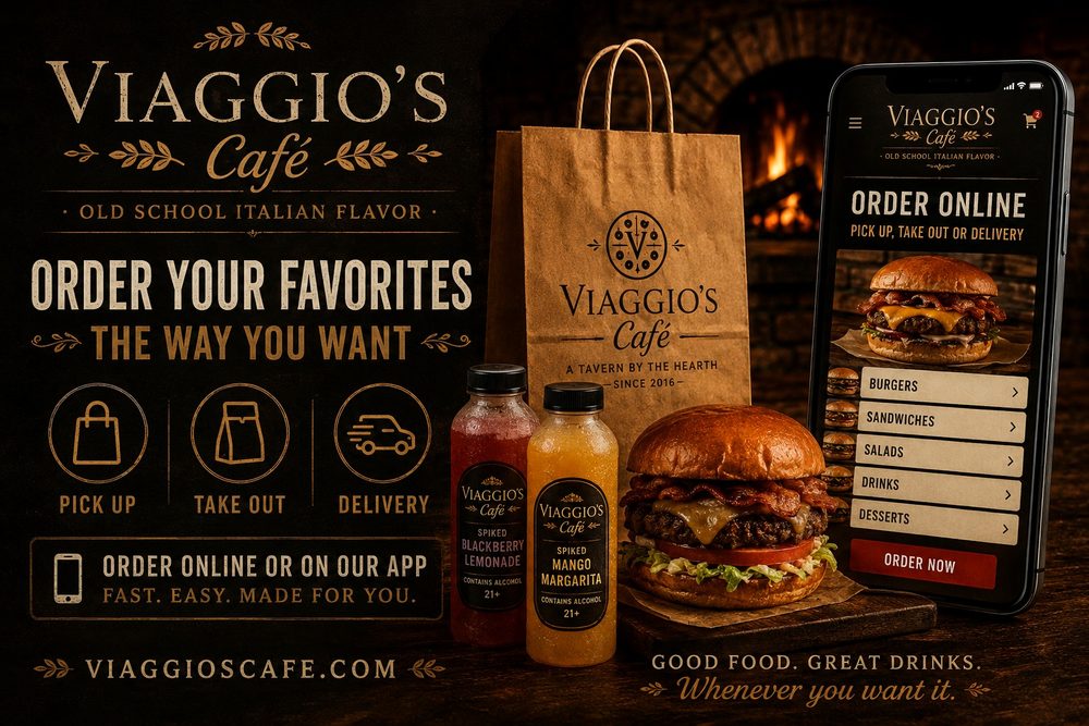 Order online for pickup, takeout, or delivery at Viaggio's Café